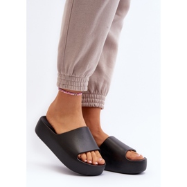 Kvinders flip-flops med tyk sål, sort oreithano 2