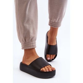 Kvinders flip-flops med tyk sål, sort oreithano 4