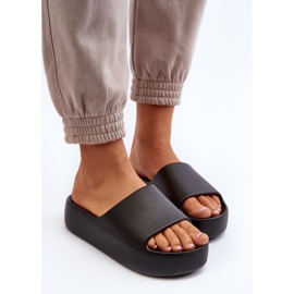 Kvinders flip-flops med tyk sål, sort oreithano 5