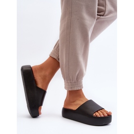 Kvinders flip-flops med tyk sål, sort oreithano 6