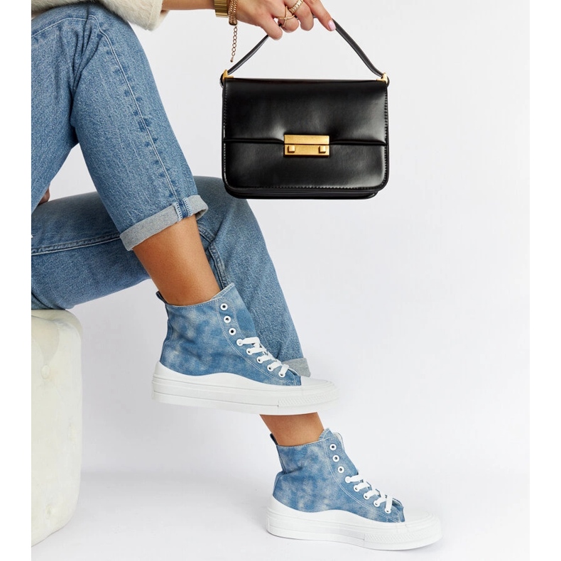 Blå Vicente platform sneakers 1