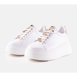 Karino sneakers i hvid læder 1