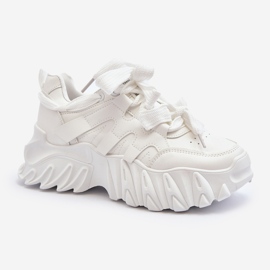 Sneakers til kvinder med chunky sål, hvid Ellerai 1