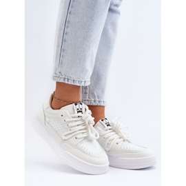 Dame Eco Læder Sneakers Hvid Avanalis 2