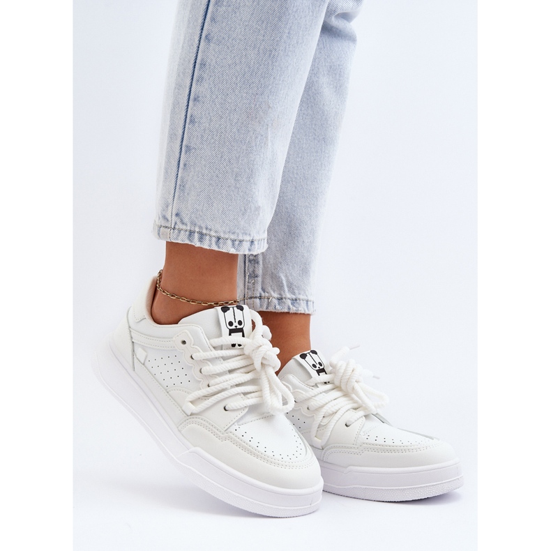 Dame Eco Læder Sneakers Hvid Avanalis 2