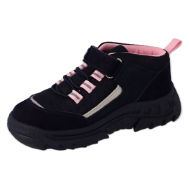 Befado børnesko navy / pink 515Y001 sort 2