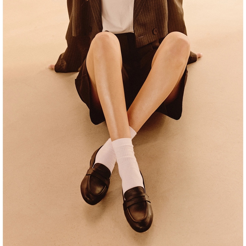 Marco Shoes Uforede loafers sort 1