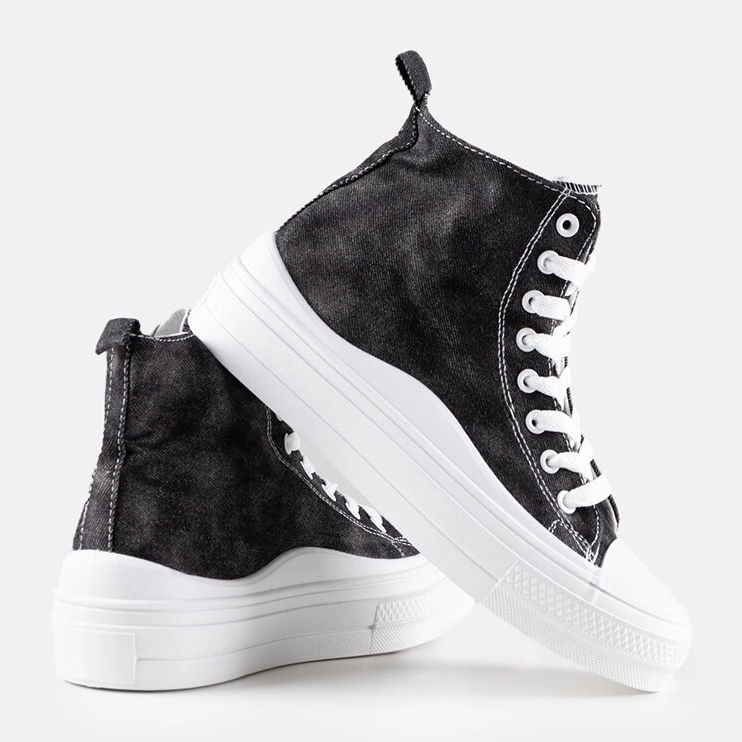 Sorte Frederick platform sneakers 2