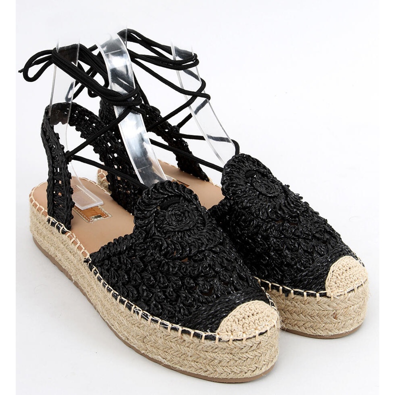 Kalista Black espadriller til kvinder sort 1