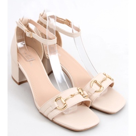 Ksenia Beige højhælede sandaler 1