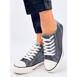 Foss Black wedge sneakers sort 2