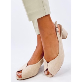 Venus Beige højhælede sandaler 2