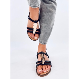 Hermine Black damesandaler sort 1