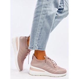 Croft Pink wedge sportssko lyserød 2