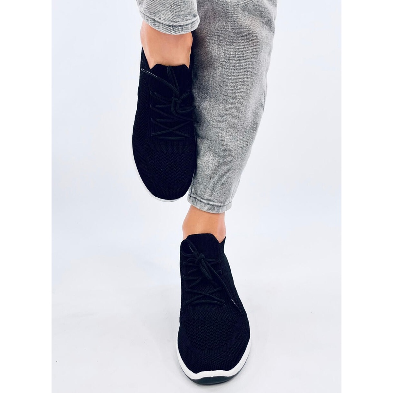 Croft Black wedge sneakers sort 1