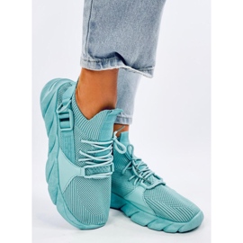 Wades Cyan strømpe sneakers blå 1