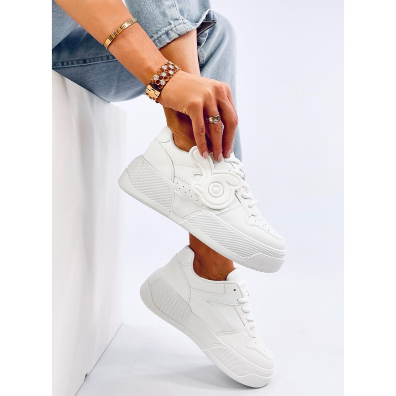 Broady Allwhite platform sneakers hvid 2