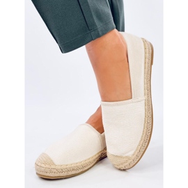 Haydon Beige espadriller i lærred til kvinder 2