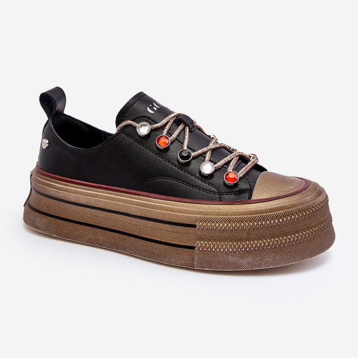 Platformsneakers til kvinder GOE NN2N4053 Sort 2