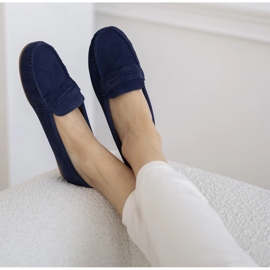 Marco Shoes Ruskind loafers blå 2