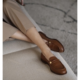Marco Shoes Læder loafers og mokkasiner brun 8