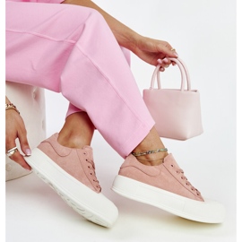 Pink Agathe platform sneakers lyserød 1