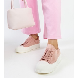 Pink Agathe platform sneakers lyserød 2