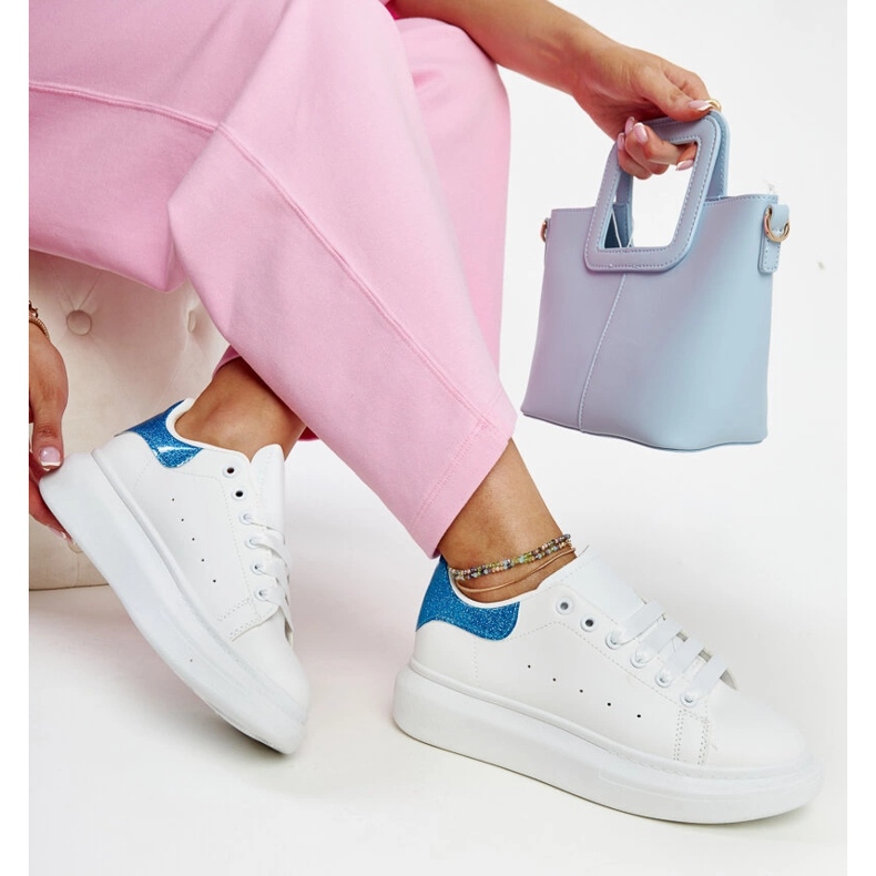 Fatimah hvide øko-læder sneakers 1