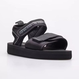 Velcro-sandaler til kvinder Big Star LL274784 Sort 1