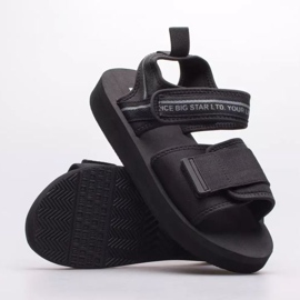 Velcro-sandaler til kvinder Big Star LL274784 Sort 5
