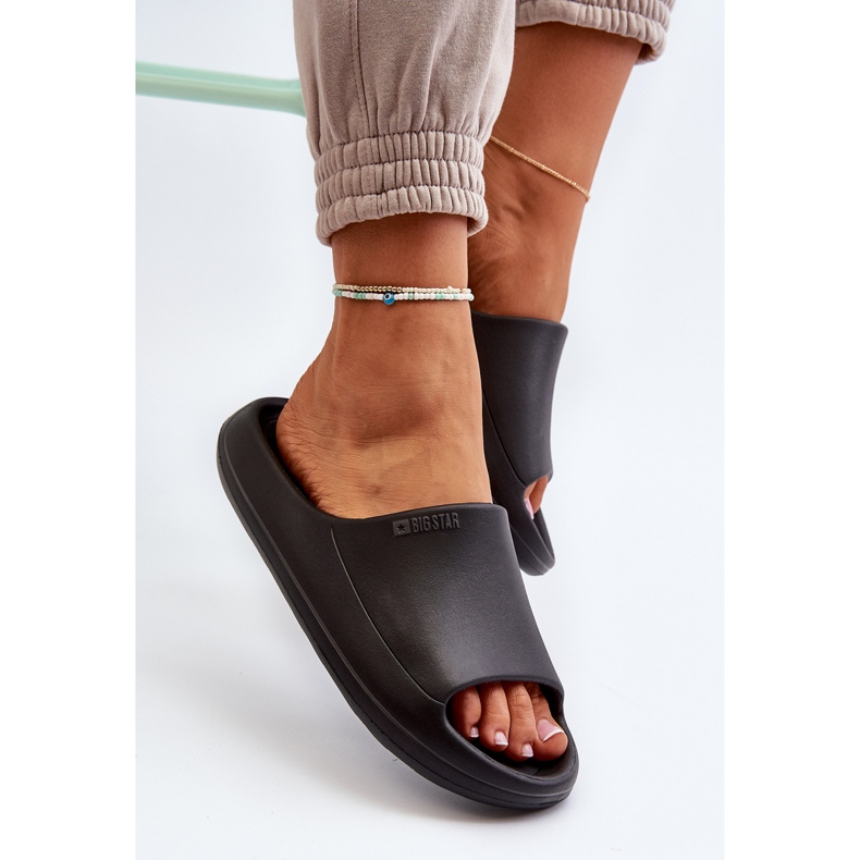 Lette flip-flops til kvinder Big Star NN274A042 Sort 1