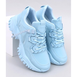 Bains Blue wedge sneakers blå 5