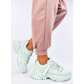 Bains Green wedge sneakers grøn 2