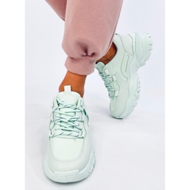 Bains Green wedge sneakers grøn 1