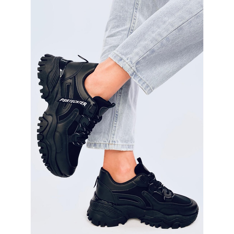 Bains Sorte wedge sneakers 2