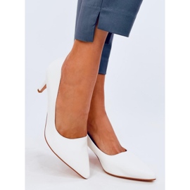 Greave White pumps med lav hæl hvid 2