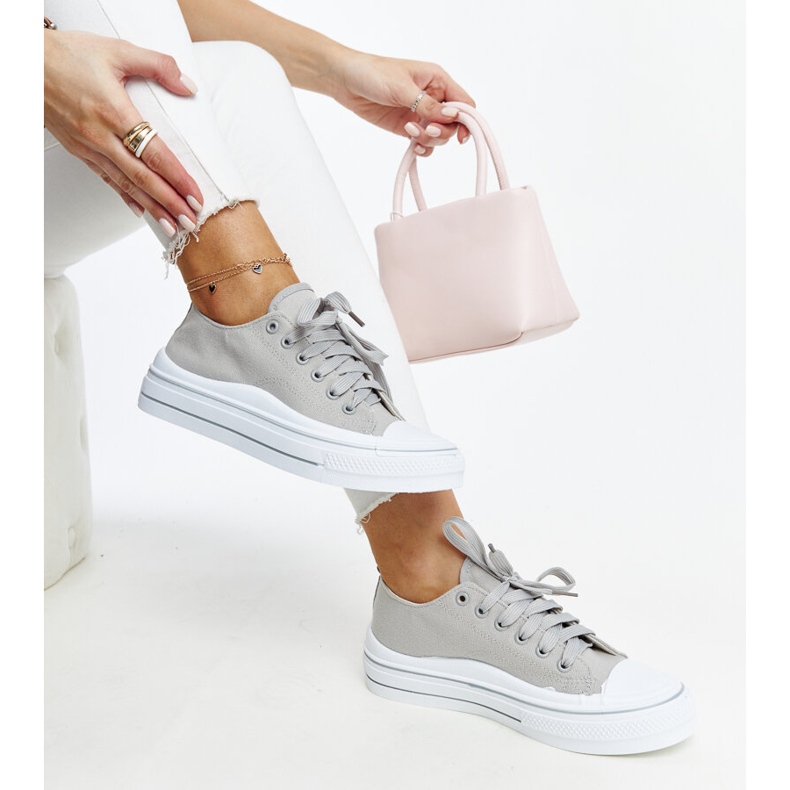 Grå Anbarin platform sneakers 1