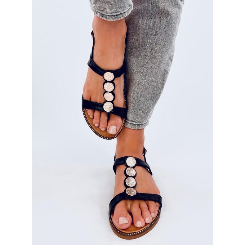 Cosme Black damesandaler sort 1