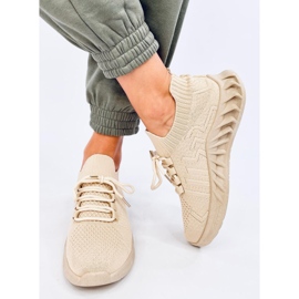 Neam Beige strømpe sportssko 1