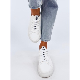 Hamps White fuldkornede sneakers til kvinder hvid 1