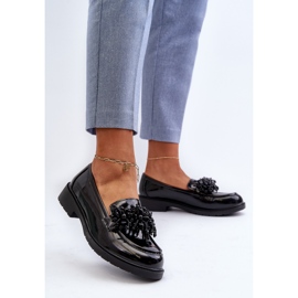 Dame Patent Loafers S.Barski HY369A Sort 3