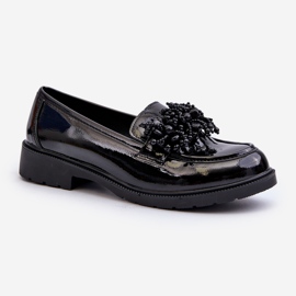 Dame Patent Loafers S.Barski HY369A Sort 1