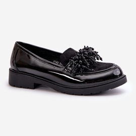 Dame Patent Loafers S.Barski HY369A Sort 2