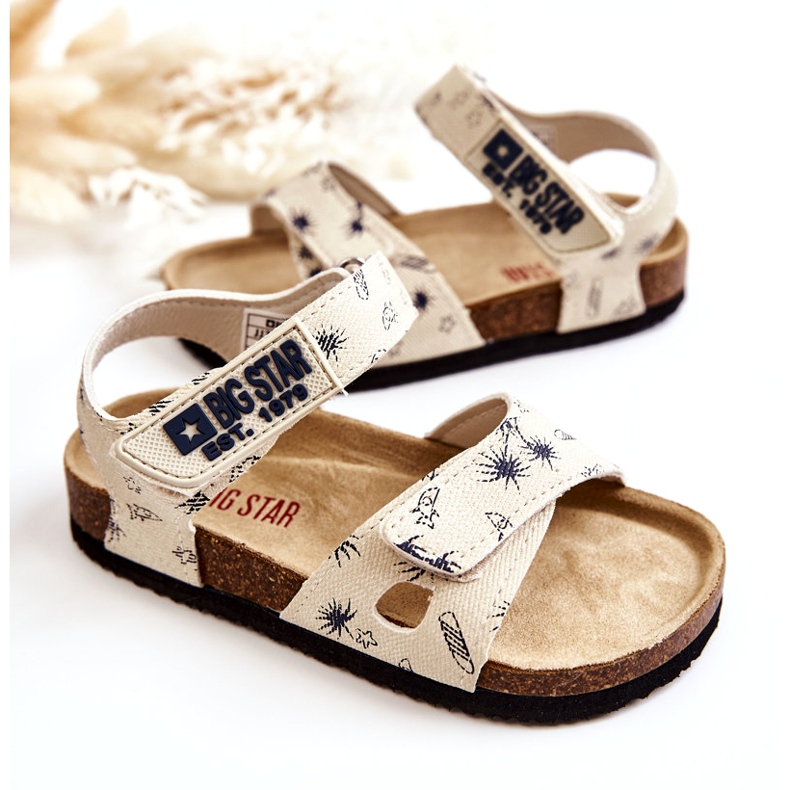 Børnesandaler Big Star JJ374379 Beige hvid 4
