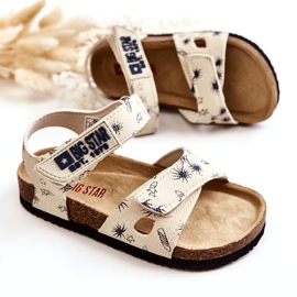 Børnesandaler Big Star JJ374379 Beige hvid 3