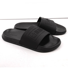 Sorte strandflip-flops til mænd Big Star NN174649 1