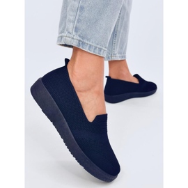 Combe Navy sokkesneakers blå 2