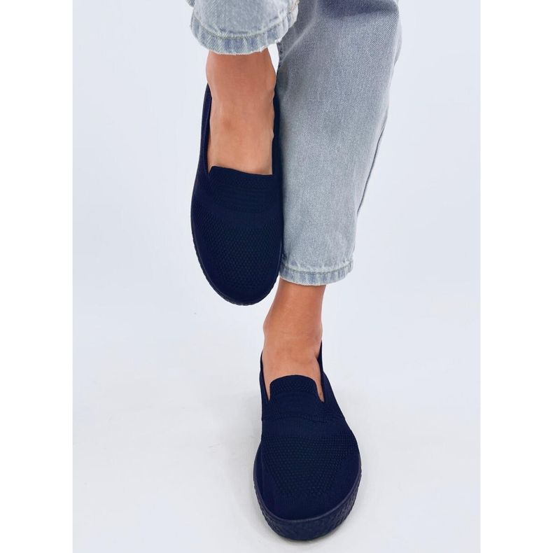 Combe Navy sokkesneakers blå 1