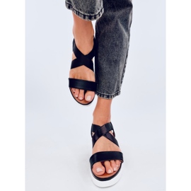Caden Black kile sandaler sort 1