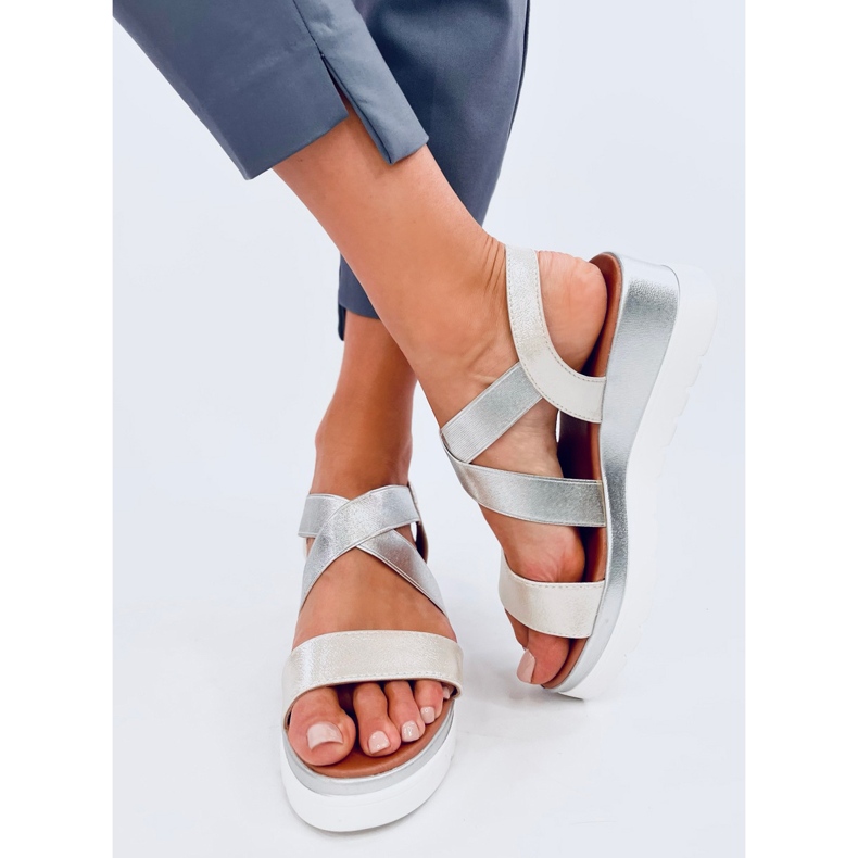 Caden Silver kile sandaler sølv 1